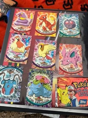 1998 Topps TV Animation Pokémon Trading Cards